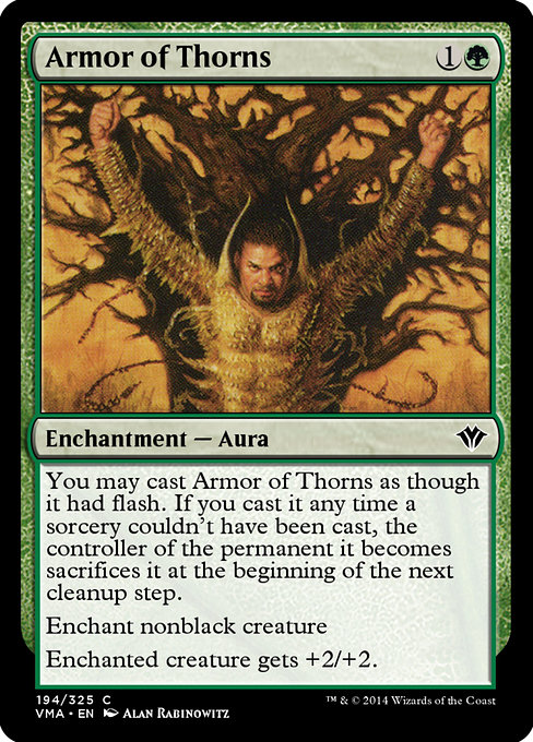 Armor of Thorns highlighted card art
