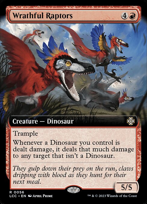 Wrathful Raptors from The Lost Caverns of Ixalan Commander