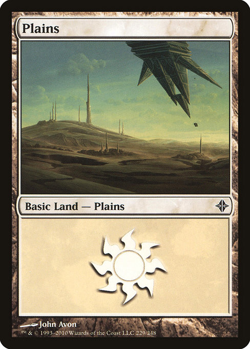 Plains from Rise of the Eldrazi