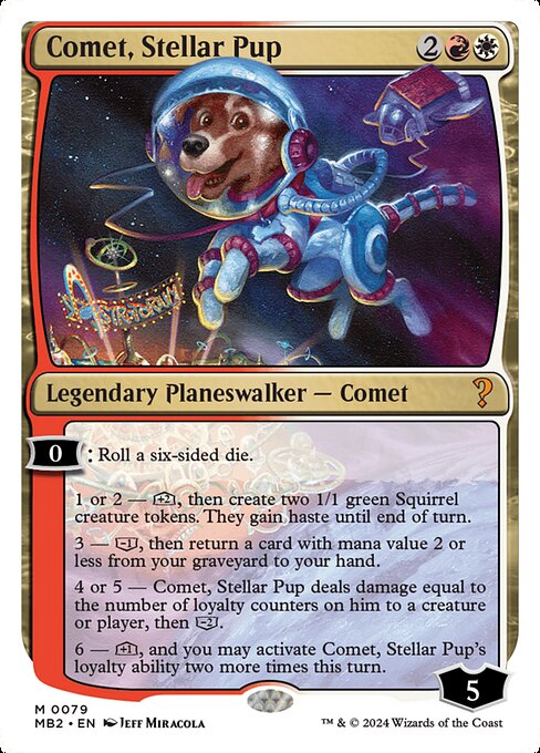 Comet, Stellar Pup highlighted card art