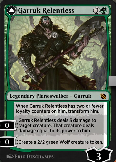 Garruk Relentless // Garruk, the Veil-Cursed from Shadows of the Past