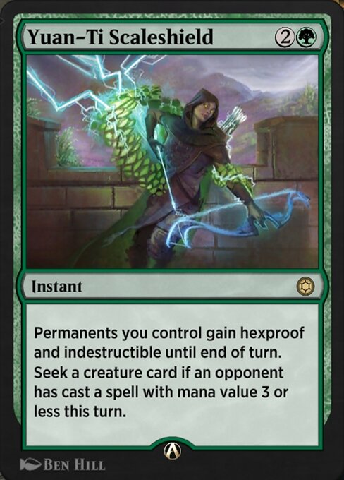 Yuan-Ti Scaleshield highlighted card art
