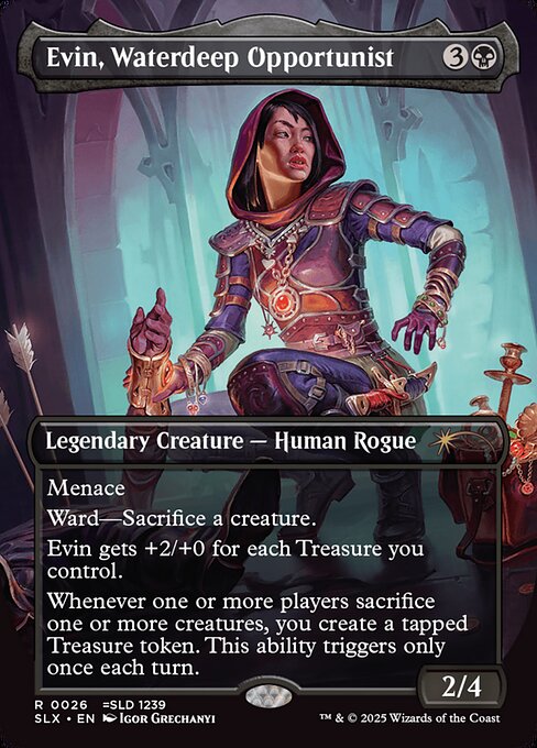 Evin, Waterdeep Opportunist highlighted card art