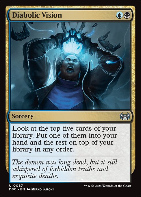 Diabolic Vision highlighted card art