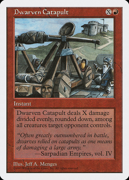 Dwarven Catapult from Fifth Edition