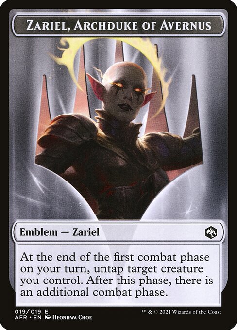 Zariel, Archduke of Avernus Emblem highlighted card art