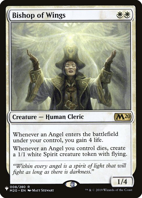 Bishop of Wings highlighted card art