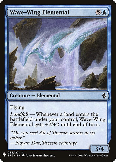 Wave-Wing Elemental highlighted card art