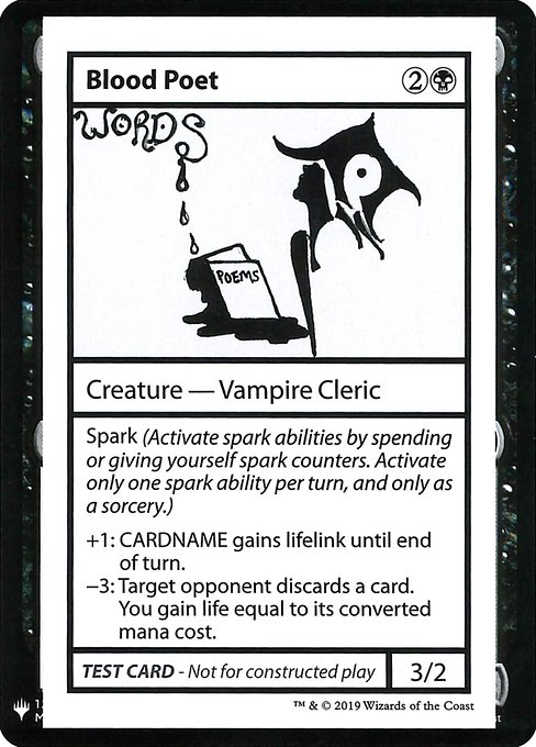 Blood Poet from Mystery Booster Playtest Cards 2019