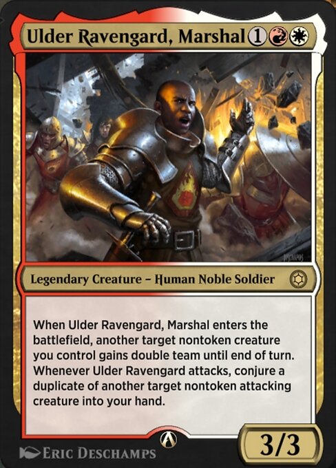 Ulder Ravengard, Marshal highlighted card art