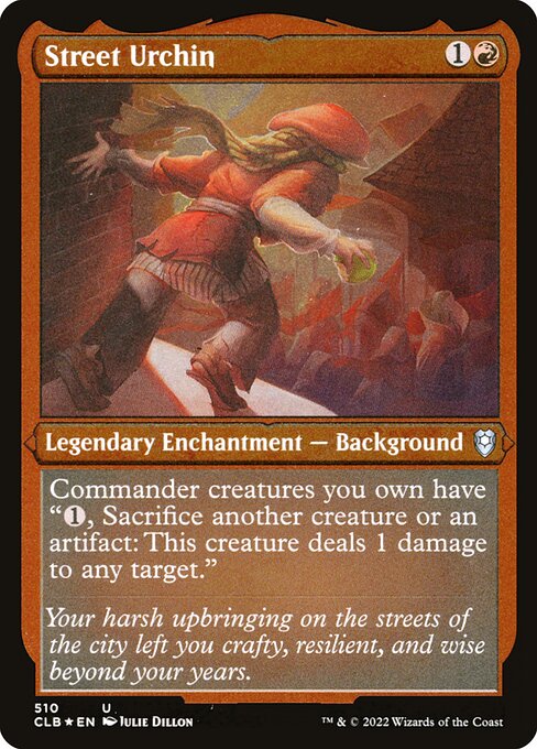 Street Urchin highlighted card art