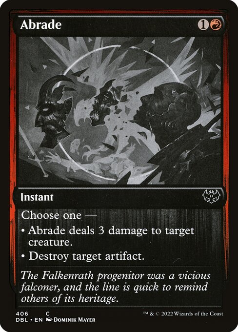 Abrade from Innistrad: Double Feature