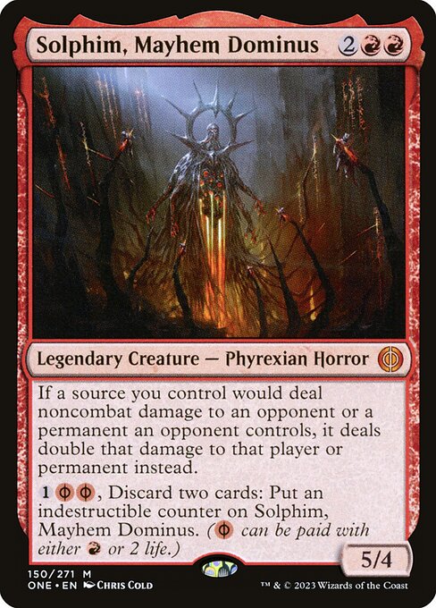 Solphim, Mayhem Dominus from Phyrexia: All Will Be One