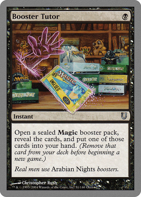 Booster Tutor from Unhinged