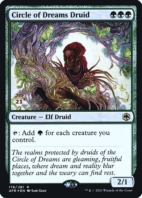 Circle of Dreams Druid from Adventures in the Forgotten Realms Promos