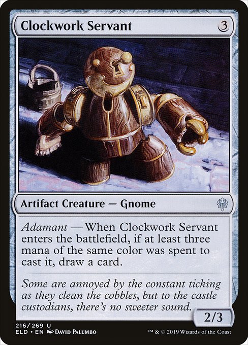 Clockwork Servant highlighted card art