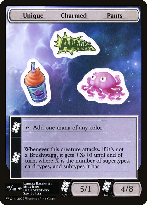 Unique Charmed Pants highlighted card art