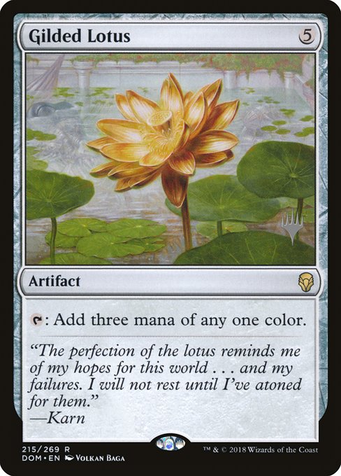 Gilded Lotus from Dominaria Promos