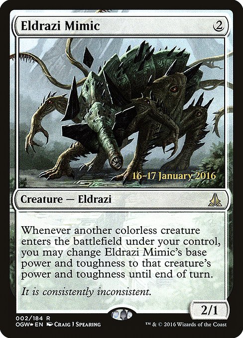 Eldrazi Mimic from Oath of the Gatewatch Promos