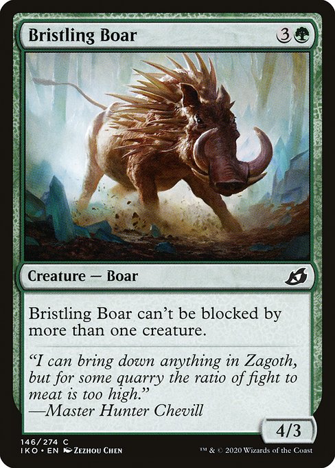 Bristling Boar from Ikoria: Lair of Behemoths