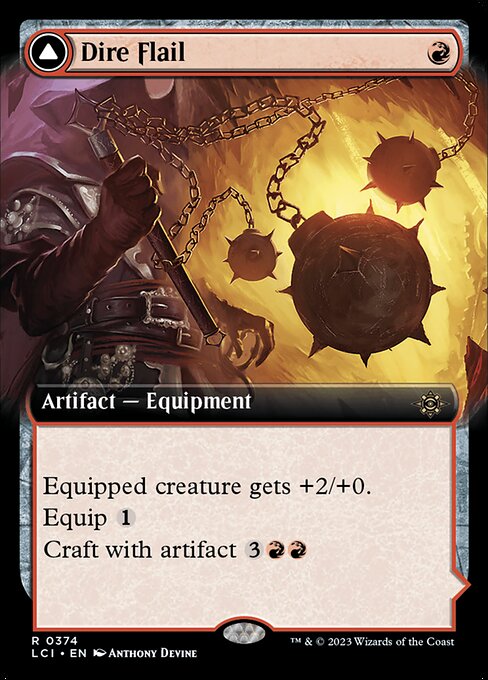 Dire Flail // Dire Blunderbuss from The Lost Caverns of Ixalan