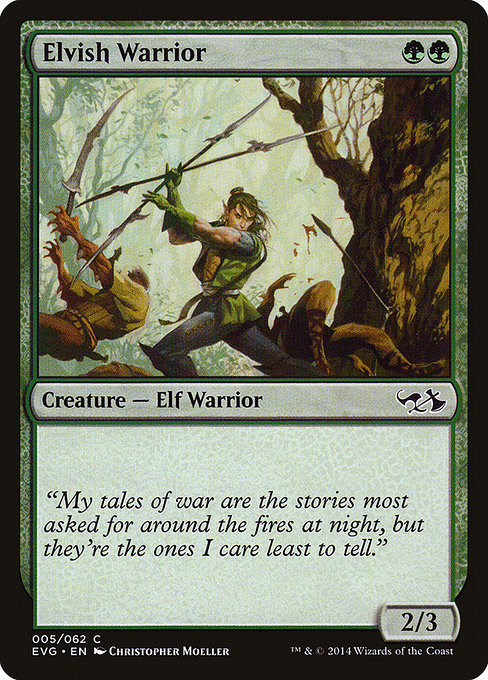 Elvish Warrior from Duel Decks Anthology: Elves vs. Goblins