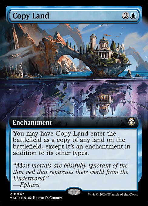 Copy Land highlighted card art