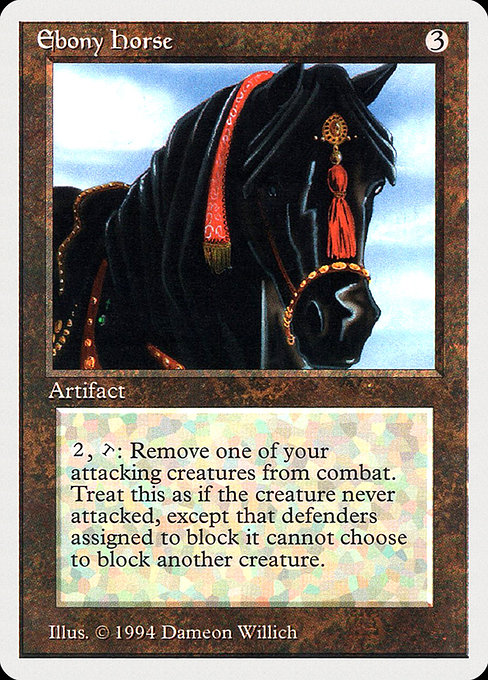 Ebony Horse from Summer Magic / Edgar