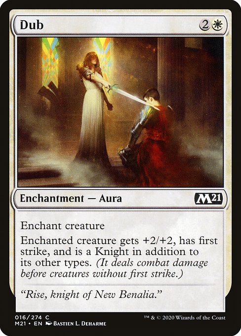 Dub highlighted card art