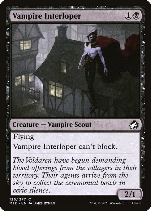 Vampire Interloper from Innistrad: Midnight Hunt