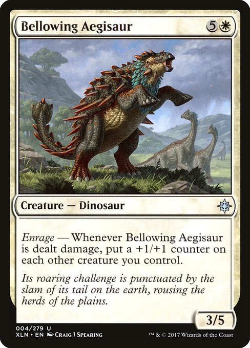 Bellowing Aegisaur from Ixalan