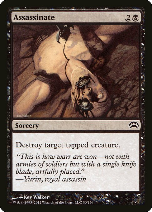 Assassinate from Planechase 2012