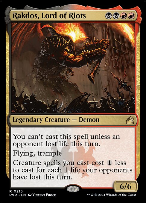 Rakdos, Lord of Riots from Ravnica Remastered