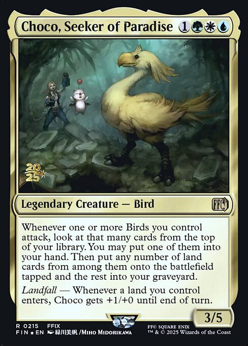 Choco, Seeker of Paradise from Final Fantasy Promos