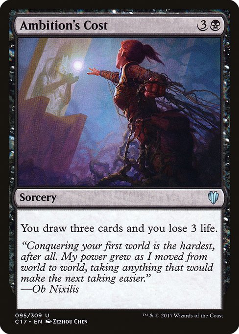 Ambition's Cost from Commander 2017