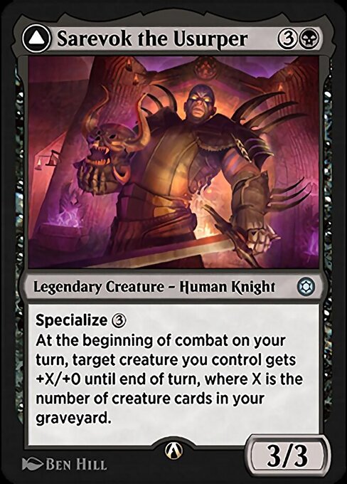 Sarevok the Usurper highlighted card art