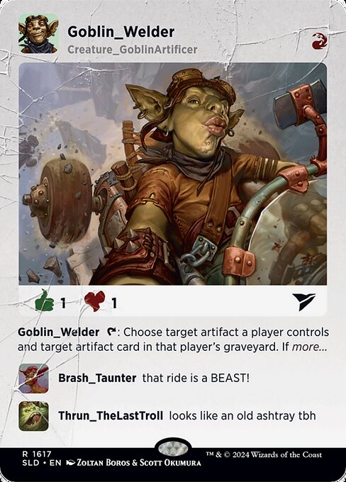 Goblin Welder highlighted card art