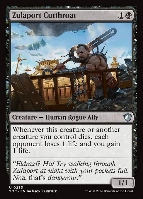 Zulaport Cutthroat highlighted card art
