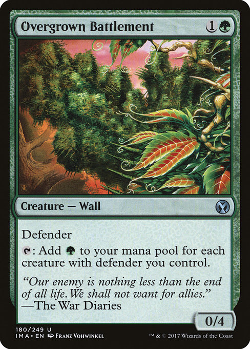 Overgrown Battlement from Iconic Masters