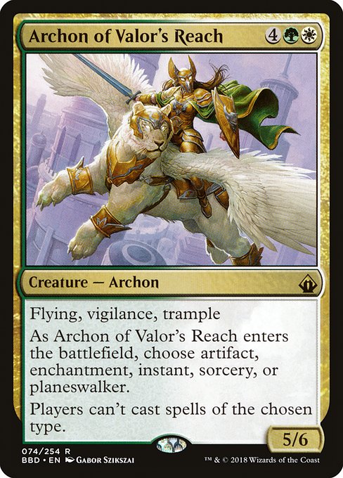 Archon of Valor's Reach from Battlebond