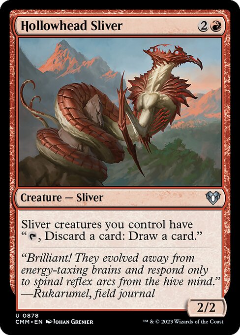 Hollowhead Sliver highlighted card art
