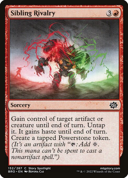 Sibling Rivalry highlighted card art