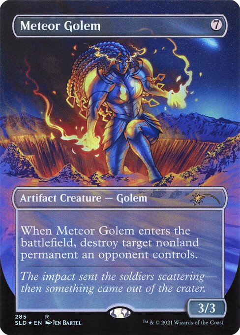 Meteor Golem from Secret Lair Drop