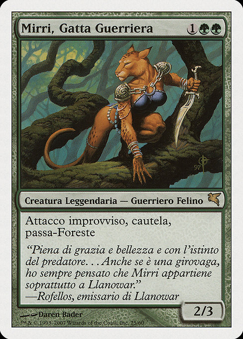 Mirri, Cat Warrior from Salvat 2005