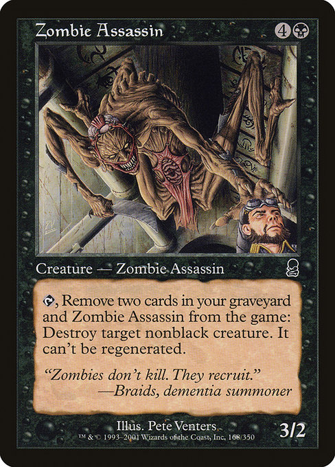 Zombie Assassin highlighted card art
