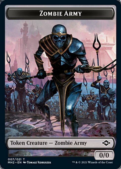 Zombie Army from Modern Horizons 2 Tokens