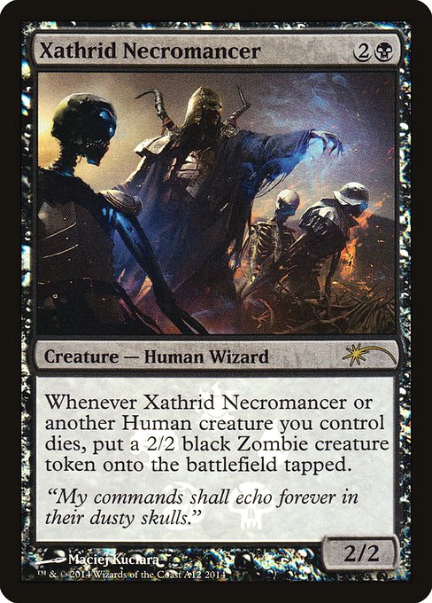 Xathrid Necromancer from Magic 2014 Promos