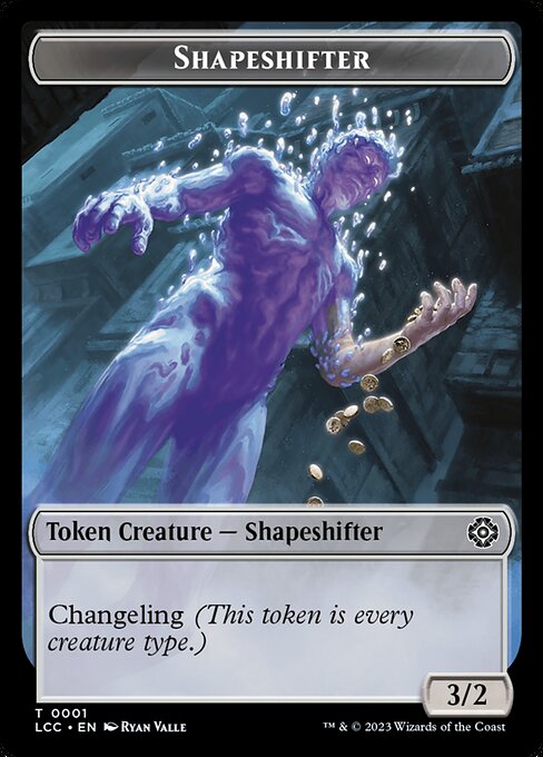 Shapeshifter from The Lost Caverns of Ixalan Commander Tokens