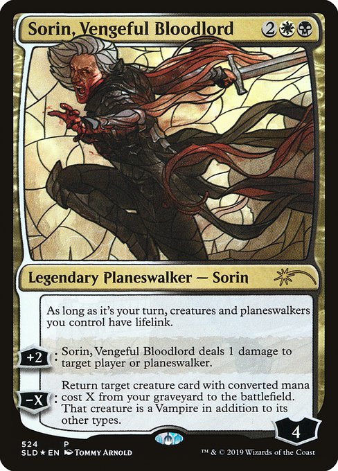 Sorin, Vengeful Bloodlord highlighted card art