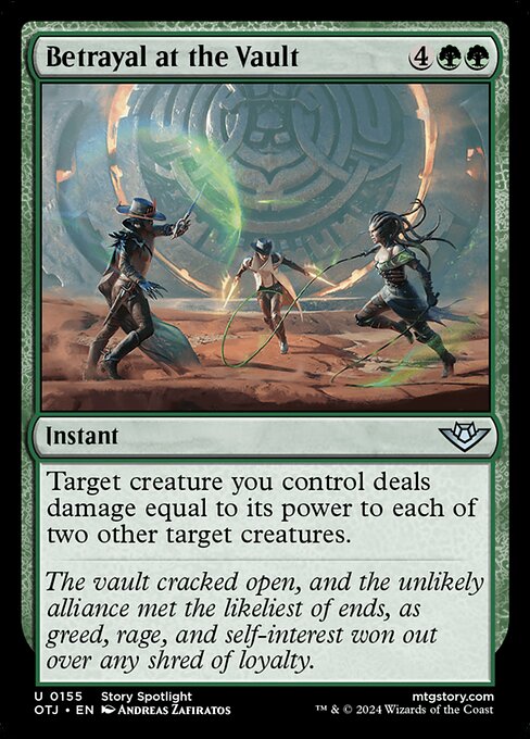 Betrayal at the Vault highlighted card art